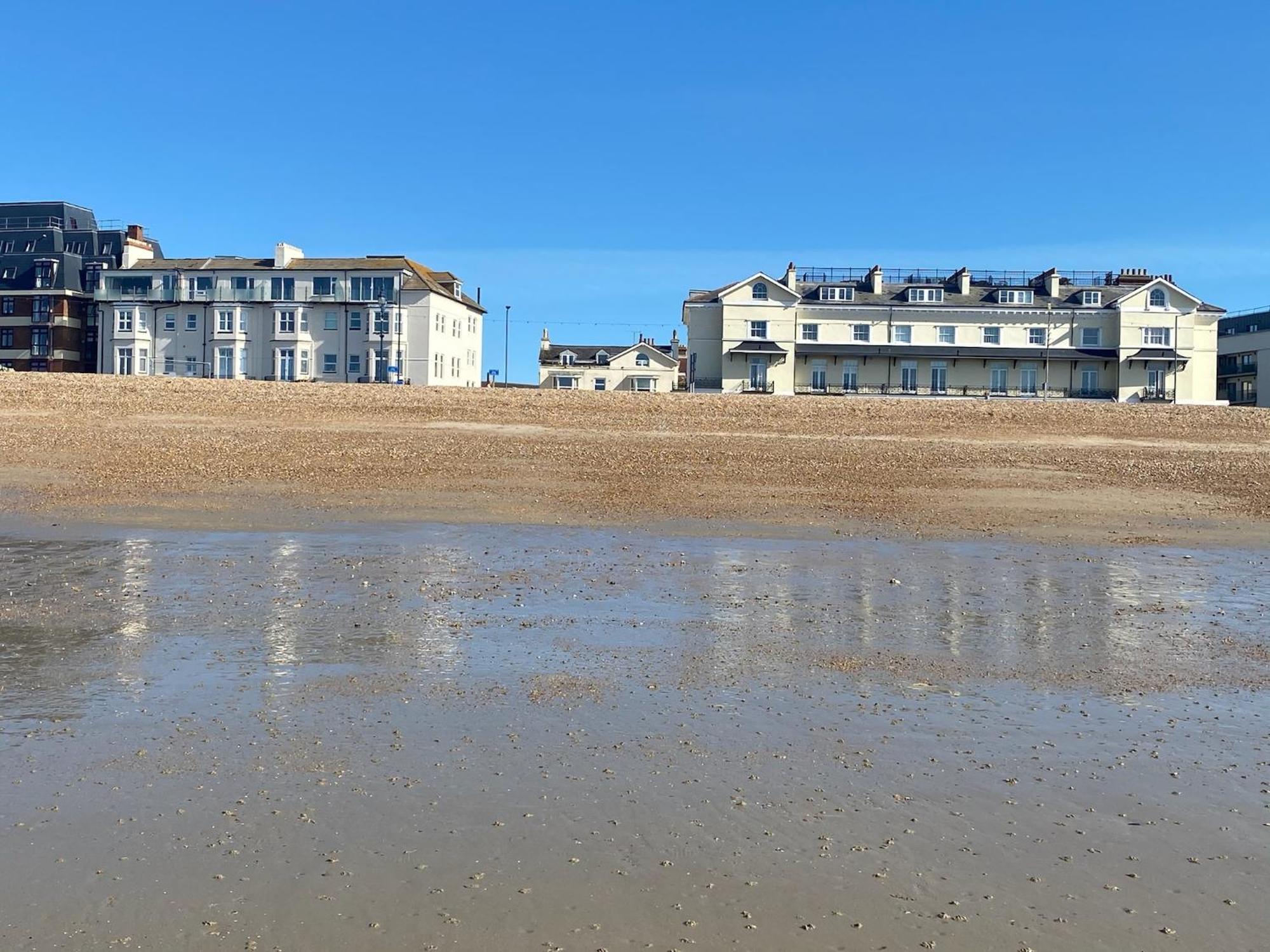 From The Balcony, Ensuite And Private Parking Apartment Portsmouth