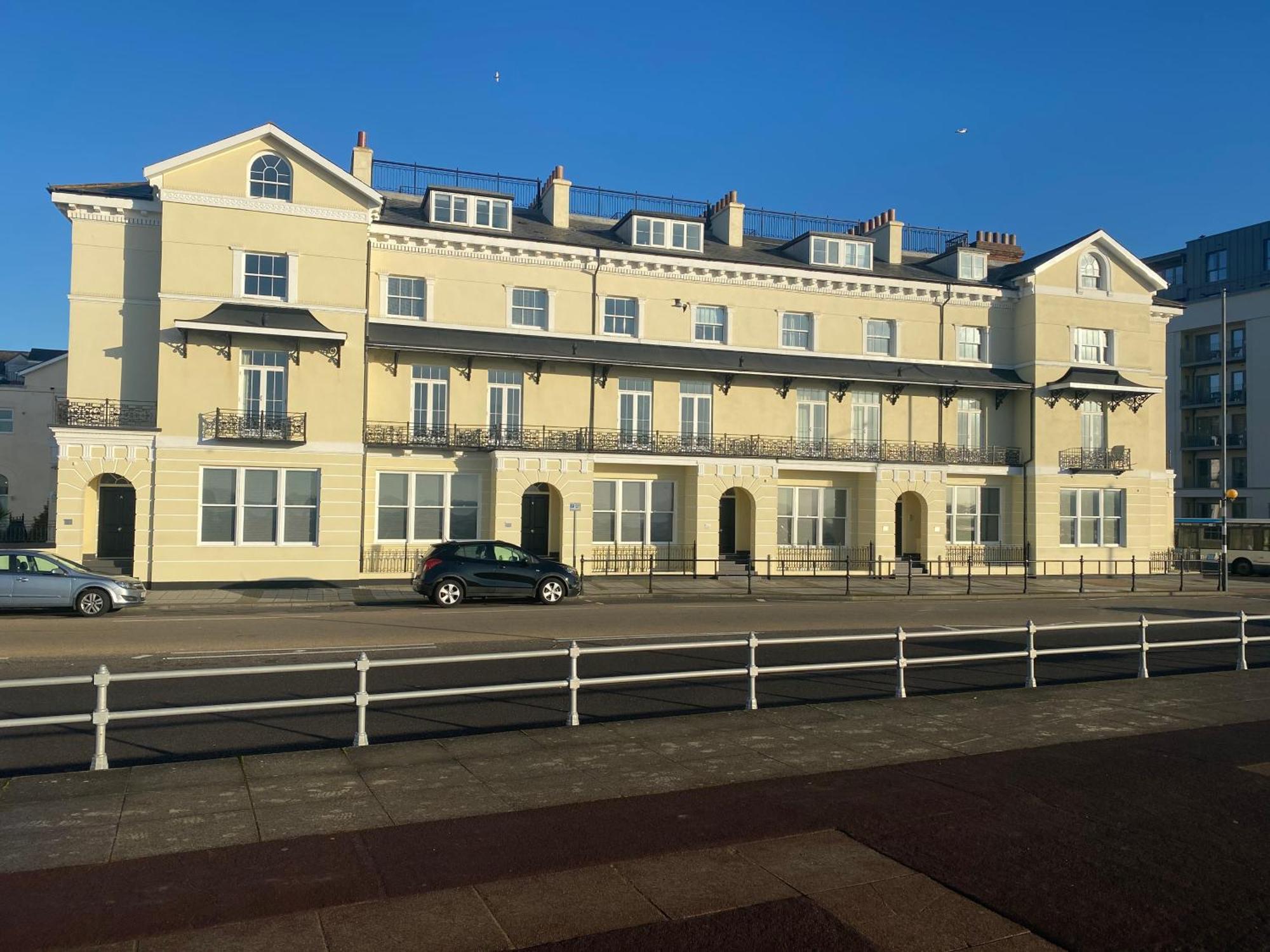 From The Balcony, Ensuite And Private Parking Apartment Portsmouth